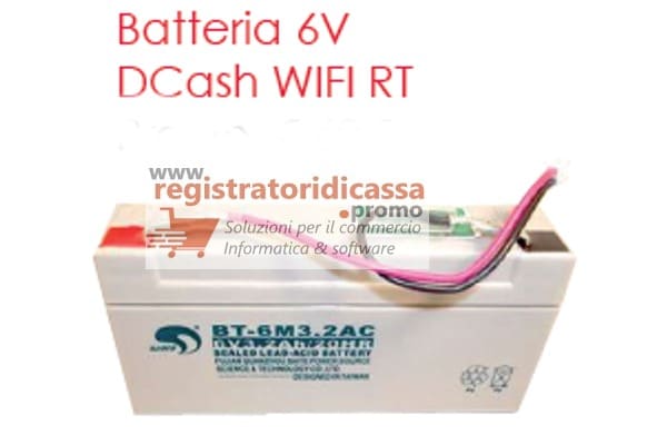 BATTERIA DTR D-CASH + RT WIFI