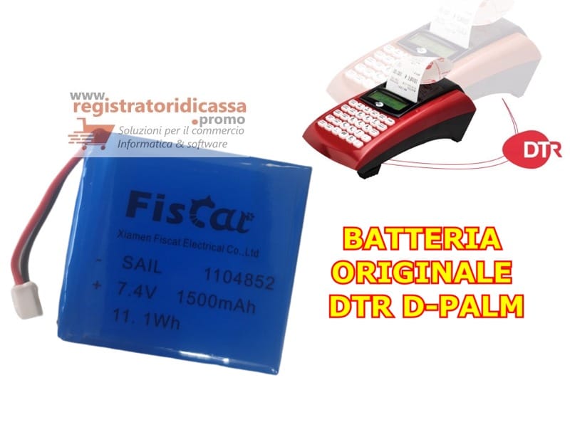 BATTERIA DTR D-PALM + RT WIFI