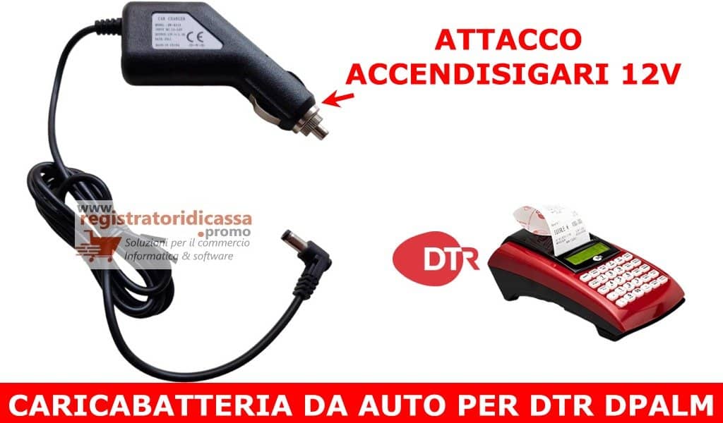 DTR DPALM CARICABATTERIA DA AUTO 12v