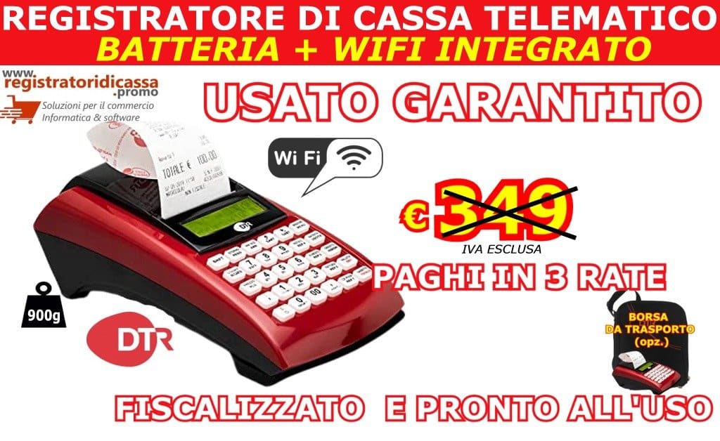 REGISTRATORE DI CASSA PORTATILE DTR DPALM USATO