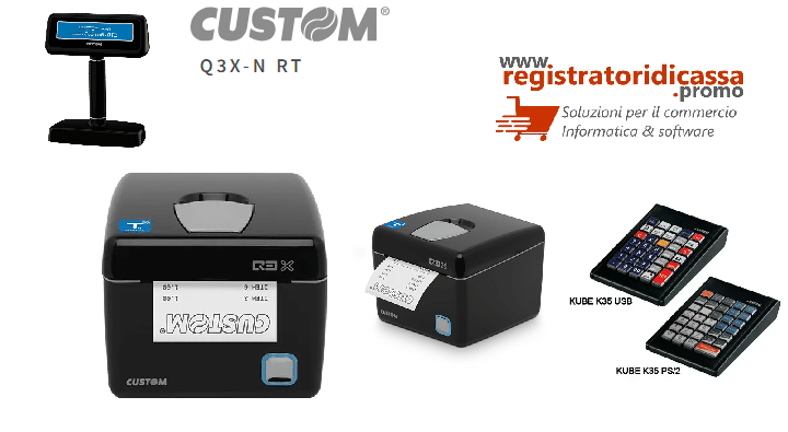 Stampante Fiscale Custom Q3X-N RT