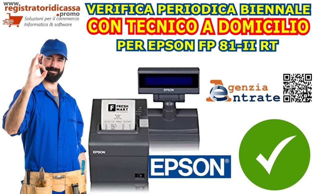 VERIFICA PERIODICA EPSON FP 81 DOMICILIO